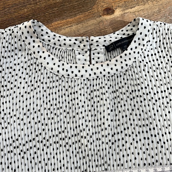 Adrianna Papell black and white top XS - Picture 5 of 12